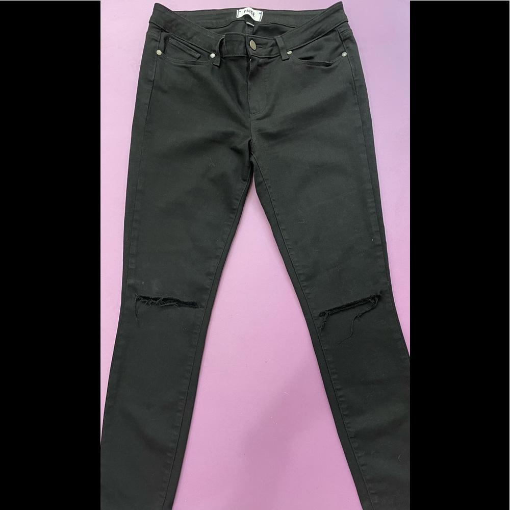 Paige Verdugo ankle black jeans sz31